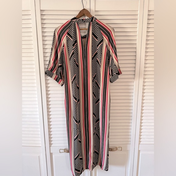 Anthropologie Geometric Midi Dress - Picture 3 of 4